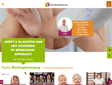 Tablet Screenshot of fysiotherapiekoninginneweg.nl